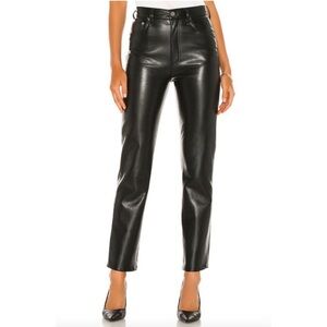 Aritzia Wilfred Vegan Leather Melina Pants Size 0